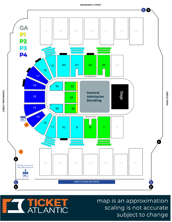Scotia Center Seating Chart