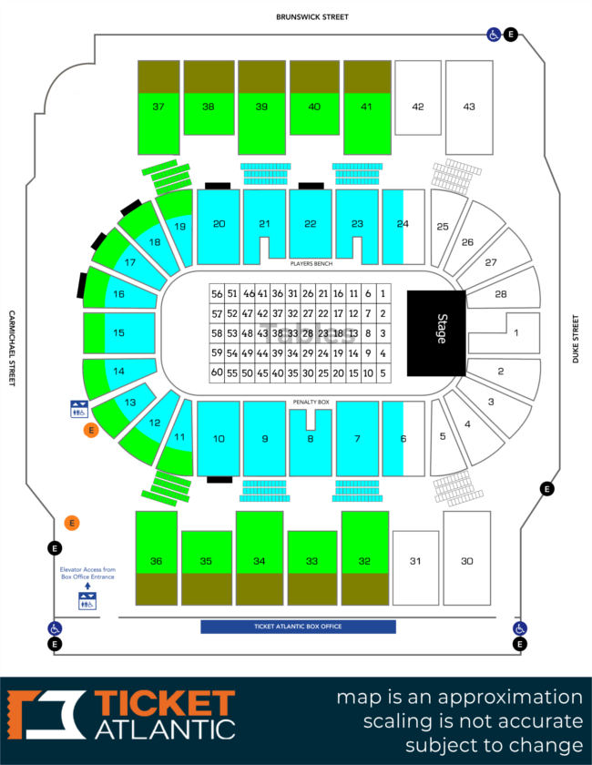 Scotiabank Centre Seating Chart