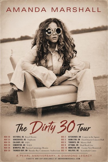 Amanda Marshall Tour Dates - Press Release