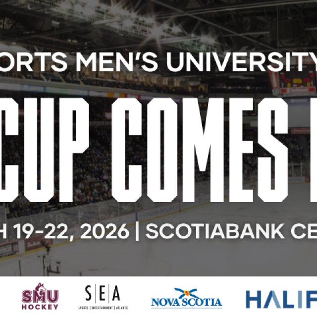 U-Sports Men's University Cup. March 19-22, 2026 Scotiabank Centre, Halifax.